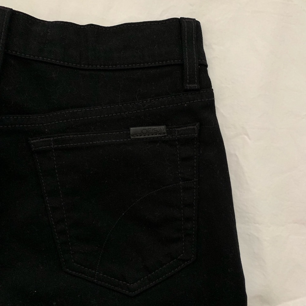 Joe’s Jeans Black Straight Ankle Denim Size 24